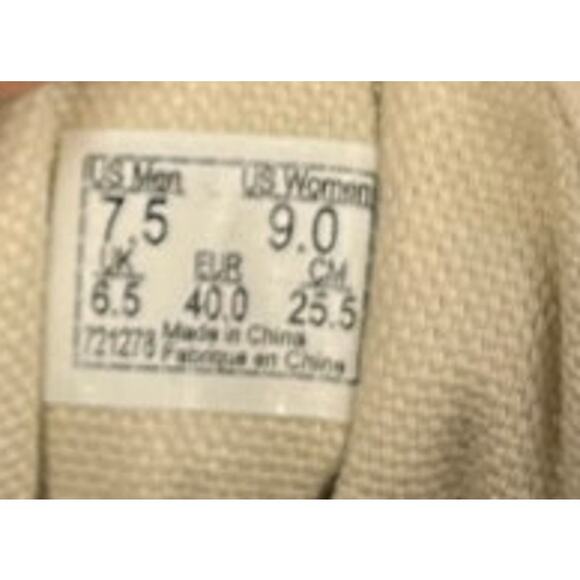 ***SOLD*** Vans Old Skool Low Floral Lift Platform Sneakers Size 9 White Tan - Picture 6 of 6